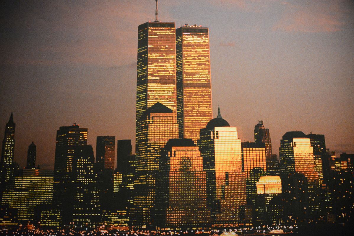 41 The Twin Towers After Sunset Photograph 911 Museum New York
